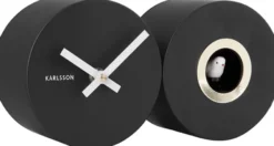Karlsson Kuckucksuhr Duo Black