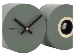 Karlsson Kuckucksuhr Duo Jungle green