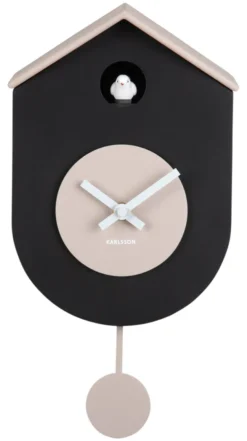 Karlsson Kuckucksuhr Grato Black & warm grey