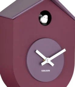Karlsson Kuckucksuhr Grato Dark mauve & soft lavender
