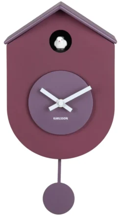 Karlsson Kuckucksuhr Grato Dark mauve & soft lavender