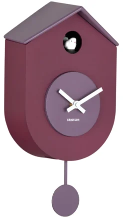 Karlsson Kuckucksuhr Grato Dark mauve & soft lavender