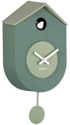 Karlsson Kuckucksuhr Grato Jungle green & grayed jade