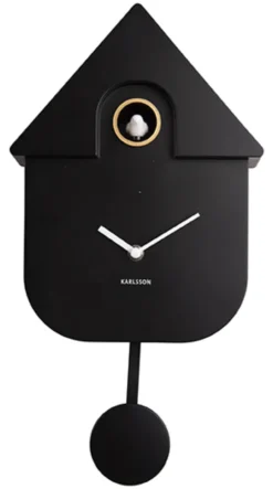 Karlsson Kuckucksuhr Modern Black
