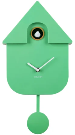 Karlsson Kuckucksuhr Modern Bright green