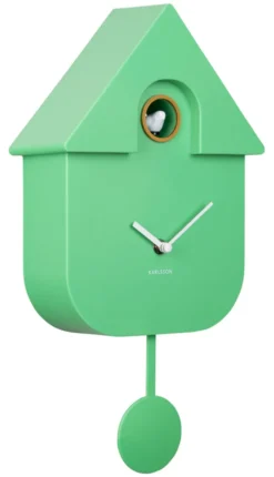 Karlsson Kuckucksuhr Modern Bright green