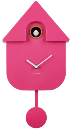 Karlsson Kuckucksuhr Modern Bright pink