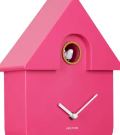 Karlsson Kuckucksuhr Modern Bright pink
