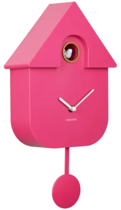 Karlsson Kuckucksuhr Modern Bright pink