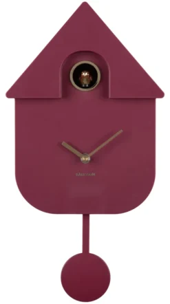 Karlsson Kuckucksuhr Modern Dark mauve