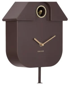 Karlsson Kuckucksuhr Modern Earth brown