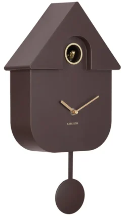 Karlsson Kuckucksuhr Modern Earth brown