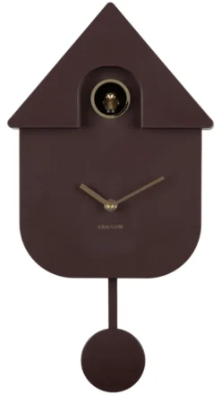 Karlsson Kuckucksuhr Modern Earth brown