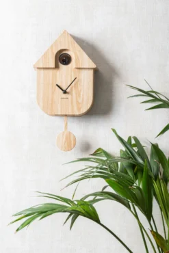 Karlsson Kuckucksuhr Modern Light wood
