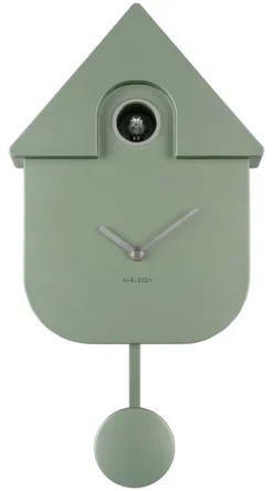 Karlsson Kuckucksuhr Modern Metallic jungle green