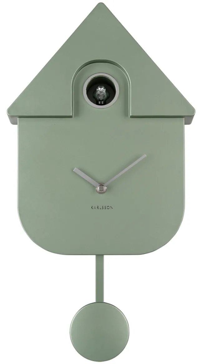 Karlsson Kuckucksuhr Modern Metallic jungle green