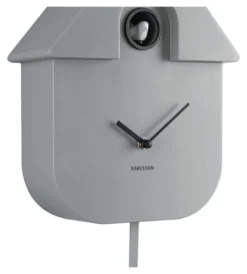 Karlsson Kuckucksuhr Modern Mouse grey