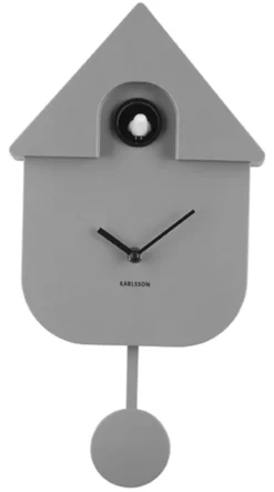 Karlsson Kuckucksuhr Modern Mouse grey