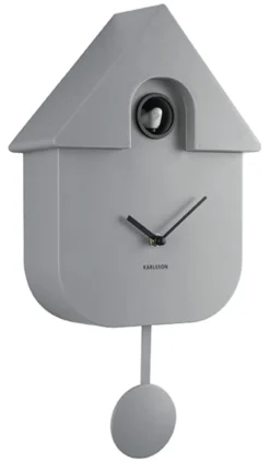 Karlsson Kuckucksuhr Modern Mouse grey