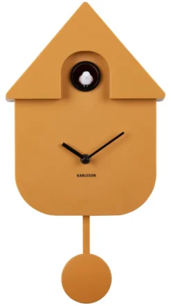 Karlsson Kuckucksuhr Modern Ochre yellow