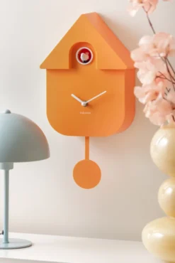 Karlsson Kuckucksuhr Modern Orange