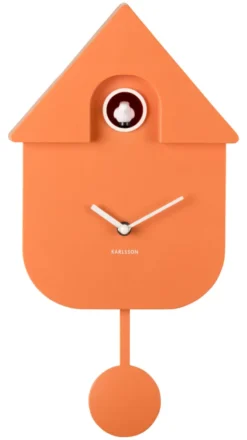 Karlsson Kuckucksuhr Modern Orange