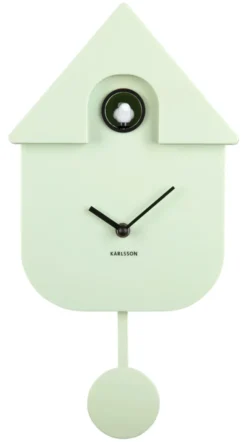 Karlsson Kuckucksuhr Modern Soft green