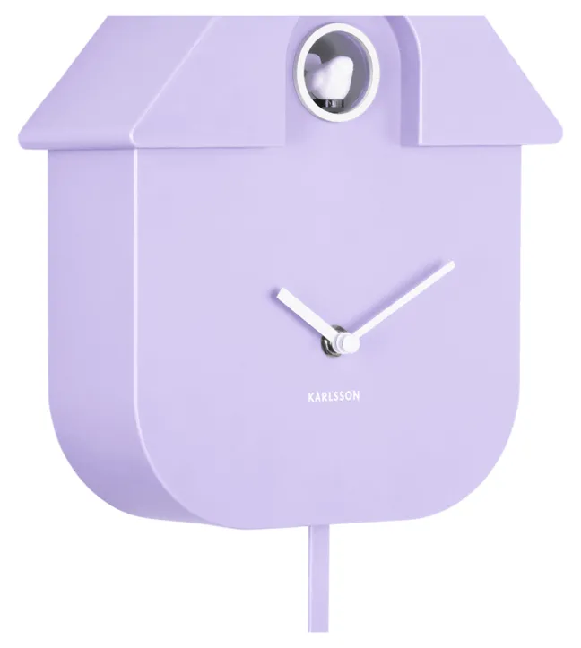Karlsson Kuckucksuhr Modern Soft purple
