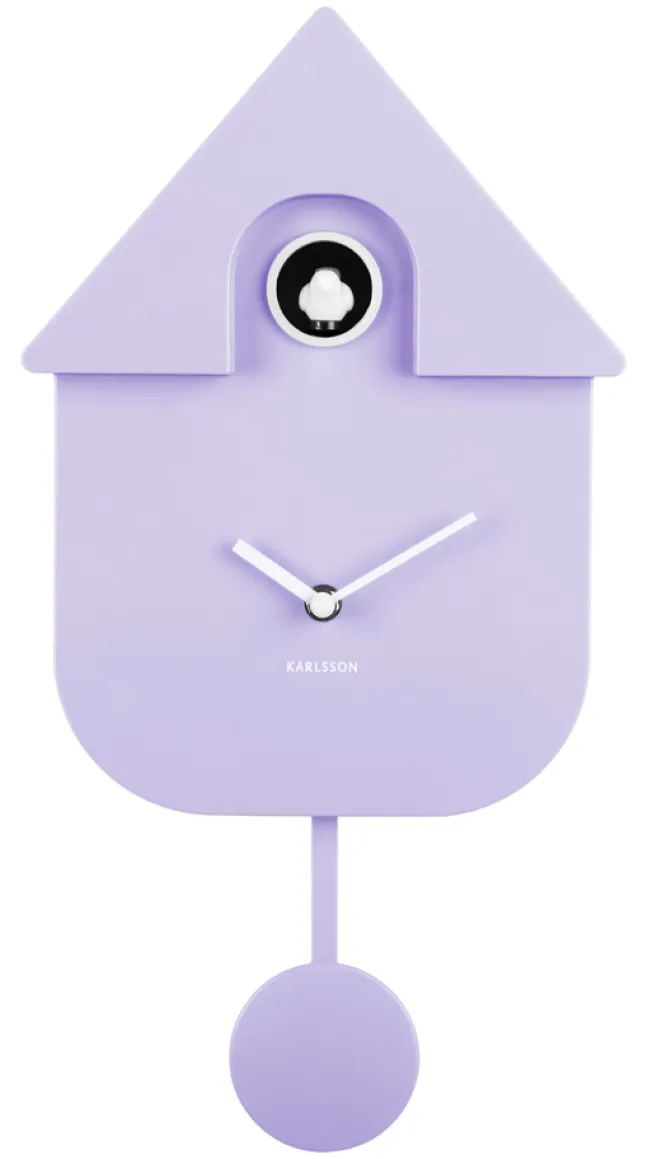 Karlsson Kuckucksuhr Modern Soft purple