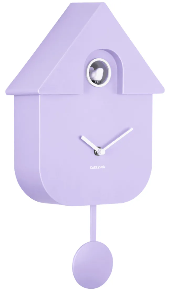 Karlsson Kuckucksuhr Modern Soft purple