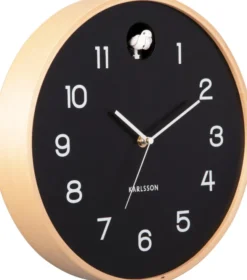 Karlsson Kuckucksuhr Natural Black