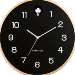 Karlsson Kuckucksuhr Natural Black