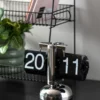 Karlsson Tischuhr Small Flip Black
