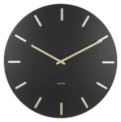 Karlsson Wanduhr Charm Black
