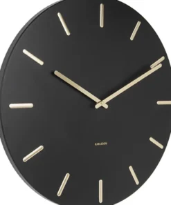 Karlsson Wanduhr Charm Black