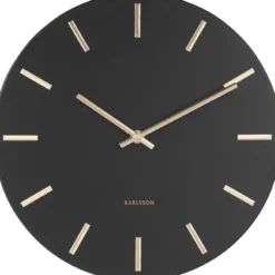Karlsson Wanduhr Charm Small Black