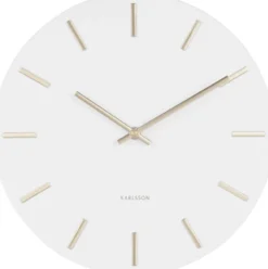 Karlsson Wanduhr Charm Small White