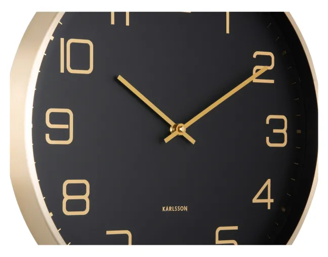 Karlsson Wanduhr Elegance Black