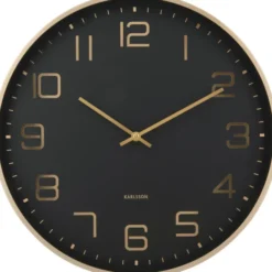 Karlsson Wanduhr Elegance Black