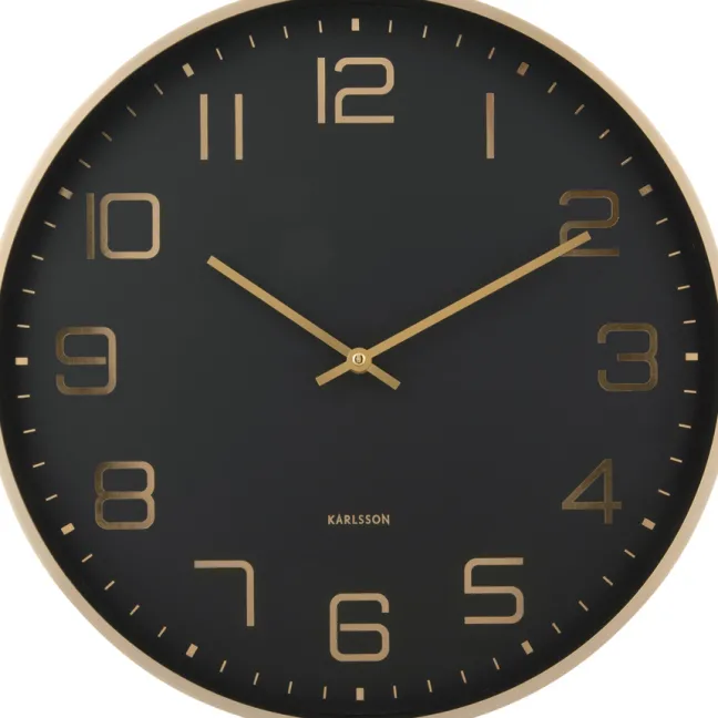 Karlsson Wanduhr Elegance Black