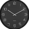 Karlsson Wanduhr Lofty Black