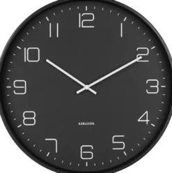 Karlsson Wanduhr Lofty Black