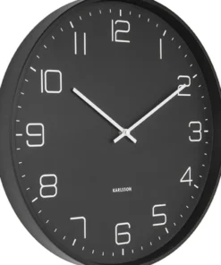 Karlsson Wanduhr Lofty Black