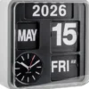 Karlsson Wanduhr Mini Flip Black