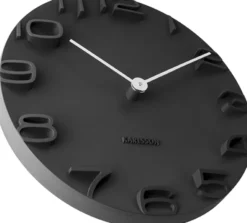 Karlsson Wanduhr On The Edge Black