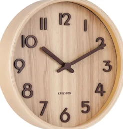 Karlsson Wanduhr Pure Small Light wood