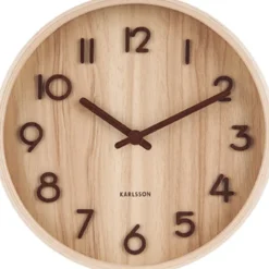 Karlsson Wanduhr Pure Small Light wood