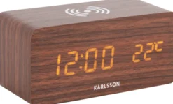Karlsson Wecker Block Dark wood