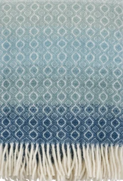 Klippan Lammwolldecke Havanna 200x130cm multi blau