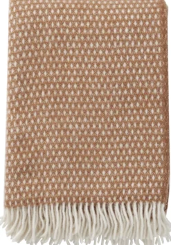Klippan Lammwolldecke Knut 200x130cm braun